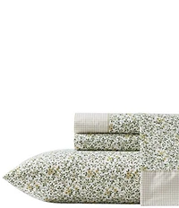 Laura Ashley Tierney Floral Cotton Percale Sheet Set