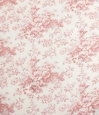 Laura Ashley Toile Delight Floral Reversible Comforter Mini Set