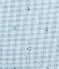 Laura Ashley Turtle Gingham Printed Cotton Percale Sheet Set