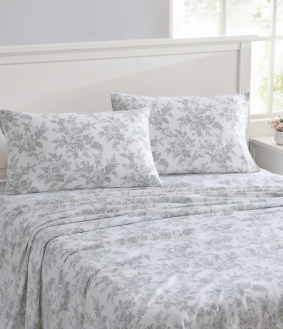 Laura Ashley Vanessa Cotton Flannel Sheet Set