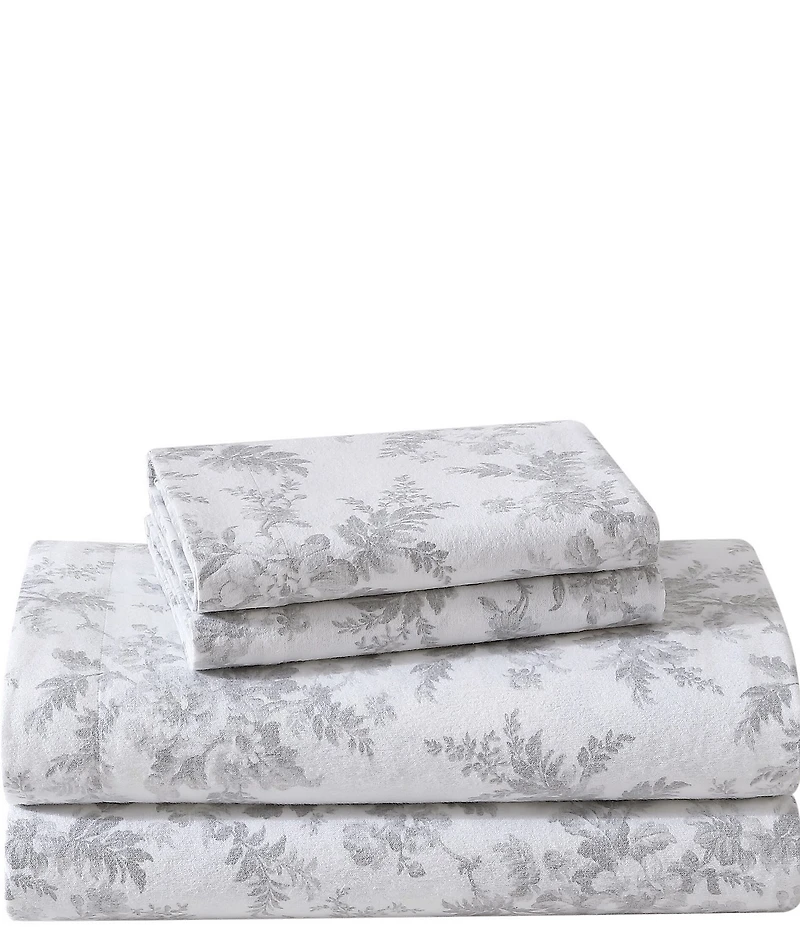 Laura Ashley Vanessa Cotton Flannel Sheet Set