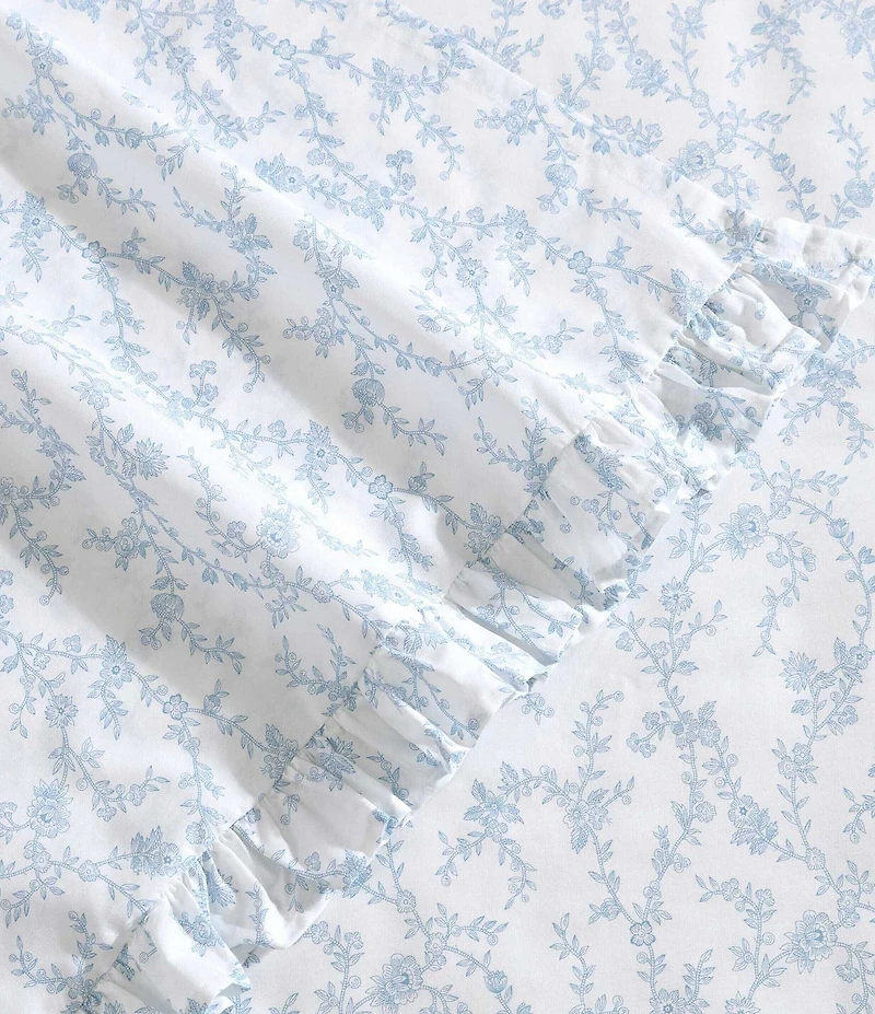 Laura Ashley Victoria Cotton Percale Sheet Set