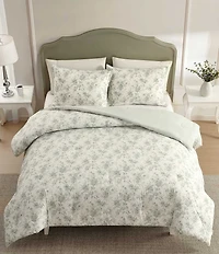 Laura Ashley Walled Garden Cotton Reversible Comforter Mini Set