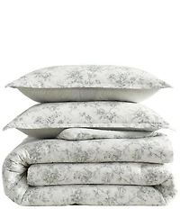 Laura Ashley Walled Garden Cotton Reversible Comforter Mini Set