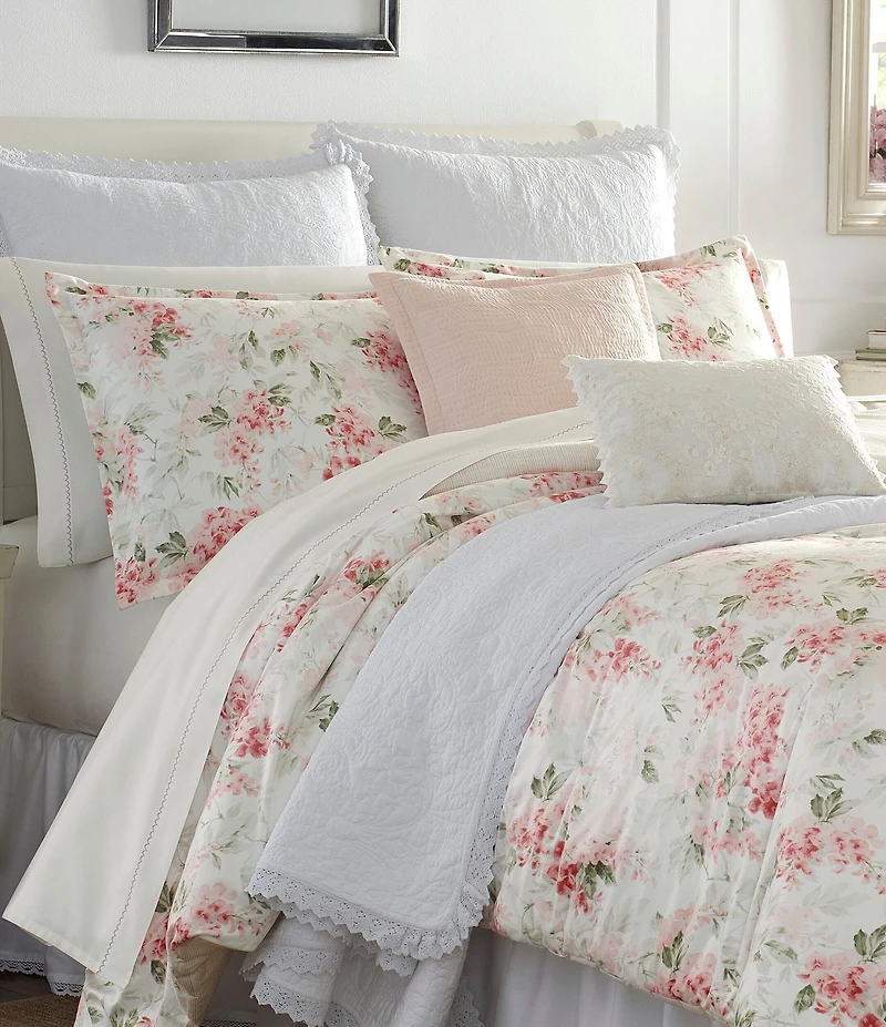 Laura Ashley Wisteria Floral Comforter Mini Set