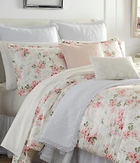 Laura Ashley Wisteria Floral Comforter Mini Set
