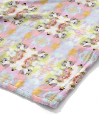 Laura Park Brooks Avenue Fleece Throw Blanket