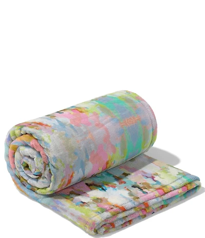 Laura Park Brooks Avenue Fleece Throw Blanket