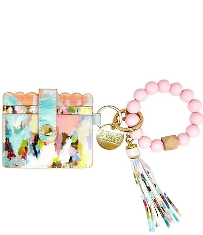 Laura Park Brooks Avenue Keychain Wristlet Wallet