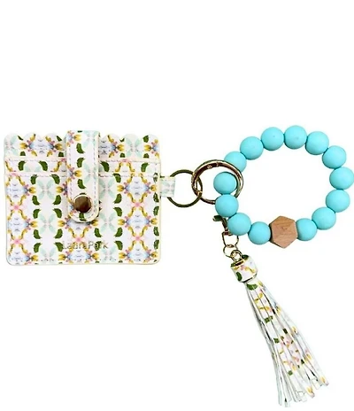 Laura Park Dogwood Keychain Wristlet Wallet