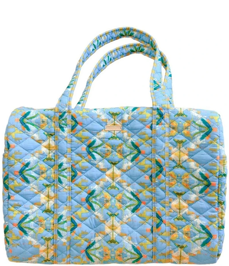 Laura Park English Garden Blue Travel Duffle Bag