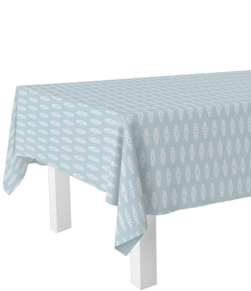 Laura Park Floral Blue Tablecloth
