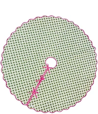 Laura Park Holiday Collection Brushstrokes Green Tree Skirt