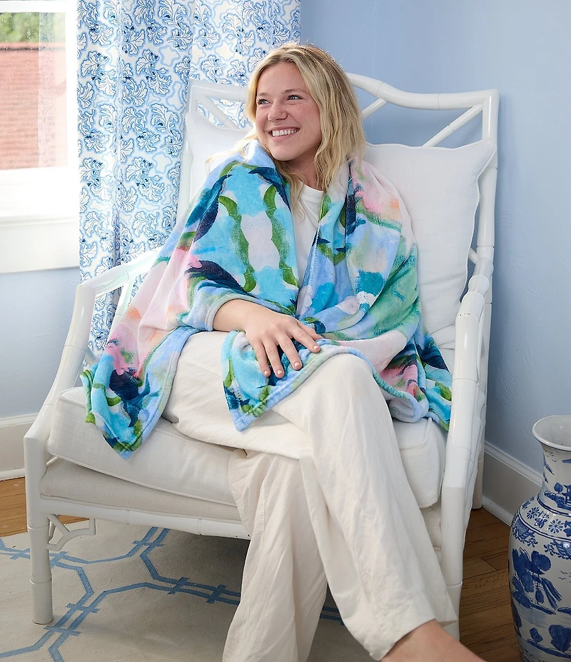 Laura Park Island House Fleece Throw Blanket