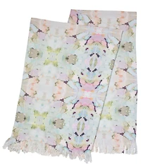 Laura Park Martini Olives Fringe Trim Throw Blanket