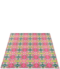 Laura Park Pink Paradise Fleece Throw Blanket