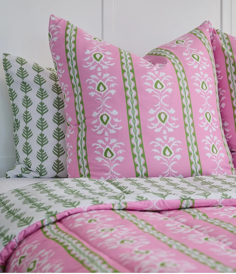 Laura Park Rosemary Stripe Reversible Comforter Set