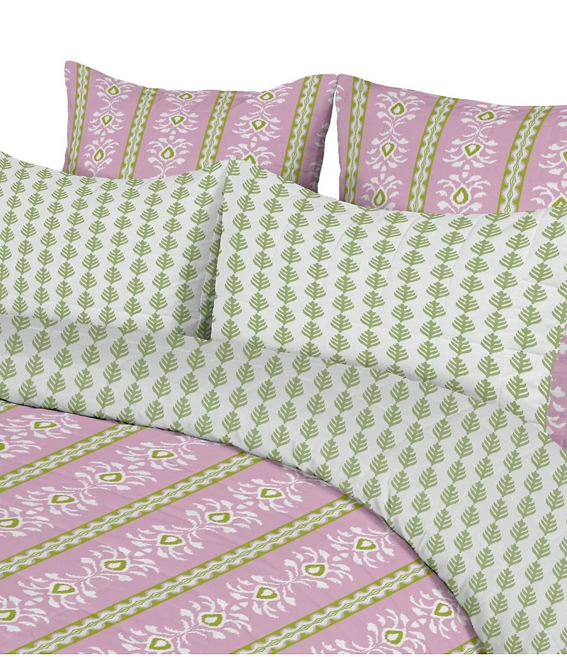 Laura Park Rosemary Stripe Reversible Comforter Set