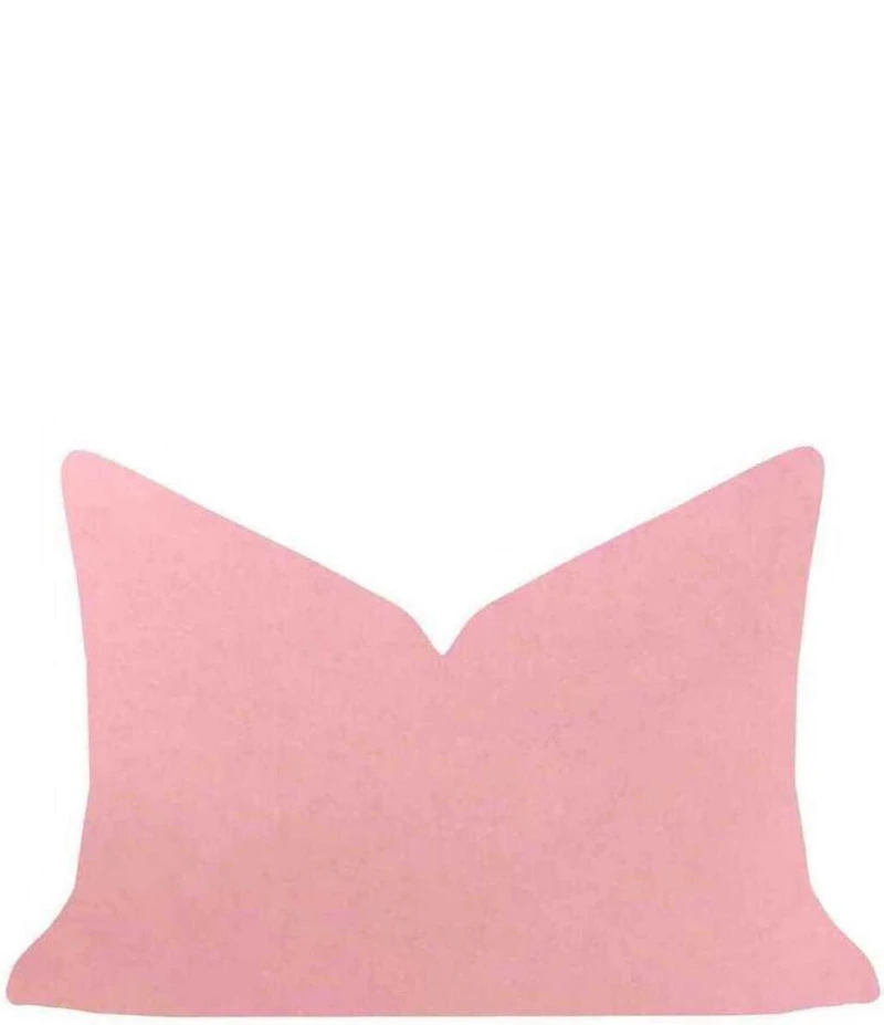 Laura Park Solid Velvet Lumbar Pillow