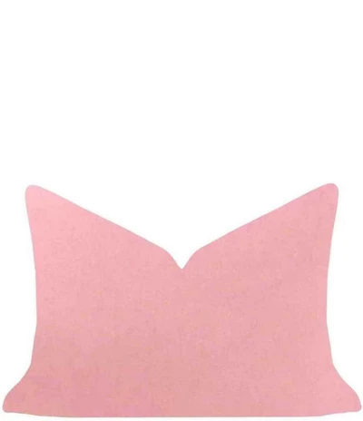 Laura Park Solid Velvet Lumbar Pillow