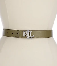 Lauren Ralph Lauren 1.25#double; Logo Reversible Leather Belt