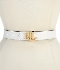 Lauren Ralph Lauren 1.25#double; Logo Reversible Leather Belt