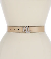 Lauren Ralph Lauren 1.25#double; Logo Reversible Leather Belt