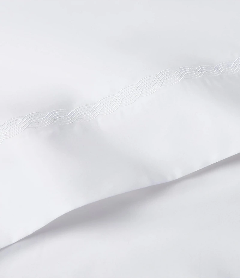 Lauren Ralph Lauren 300-Thread Count Spencer Cable Embroidery Sheet Set