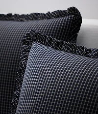 Lauren Ralph Lauren Addison Yarn-Dyed Checked Pattern Cotton Euro Sham