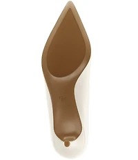 Lauren Ralph Lauren Adrienne Leather Lace Up Bow Pointed Toe Pumps