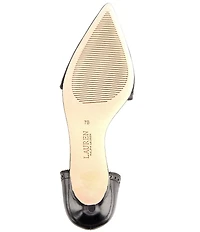 Lauren Ralph Lauren Adrienne Leather Pointed Toe Wingtip Oxford Pumps