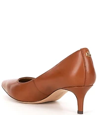 Lauren Ralph Lauren Adrienne Leather Pumps