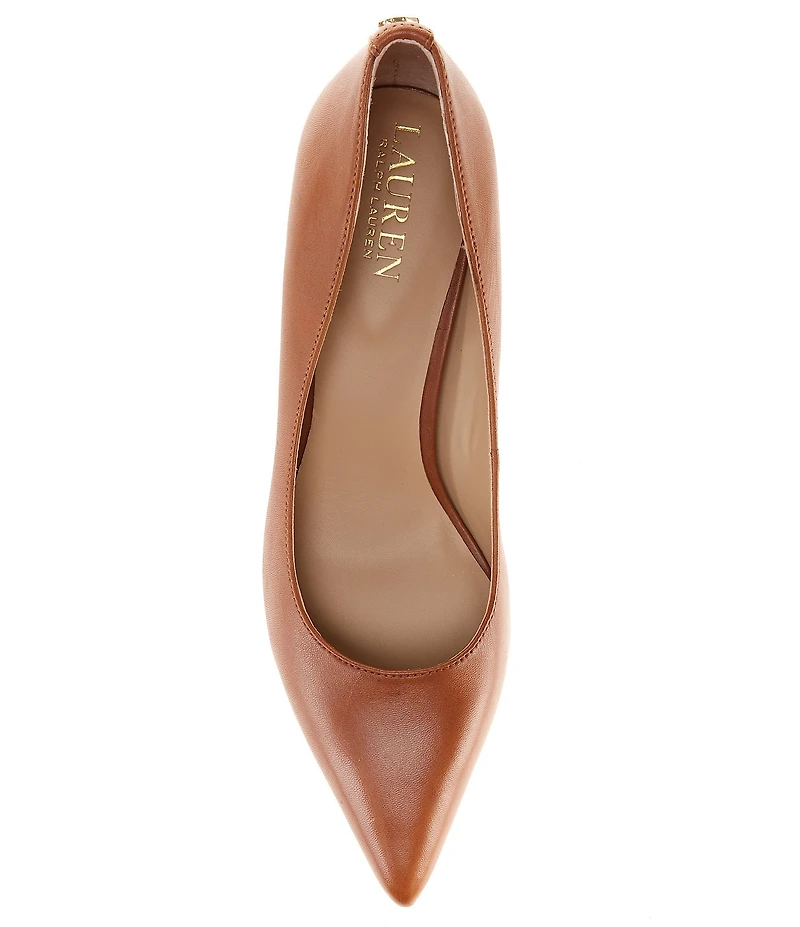 Lauren Ralph Lauren Adrienne Leather Pumps