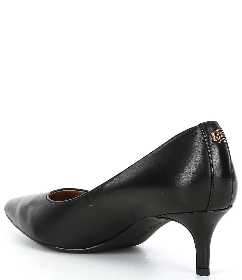 Lauren Ralph Lauren Adrienne Leather Pumps