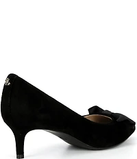 Lauren Ralph Lauren Adrienne Suede Bow Pumps