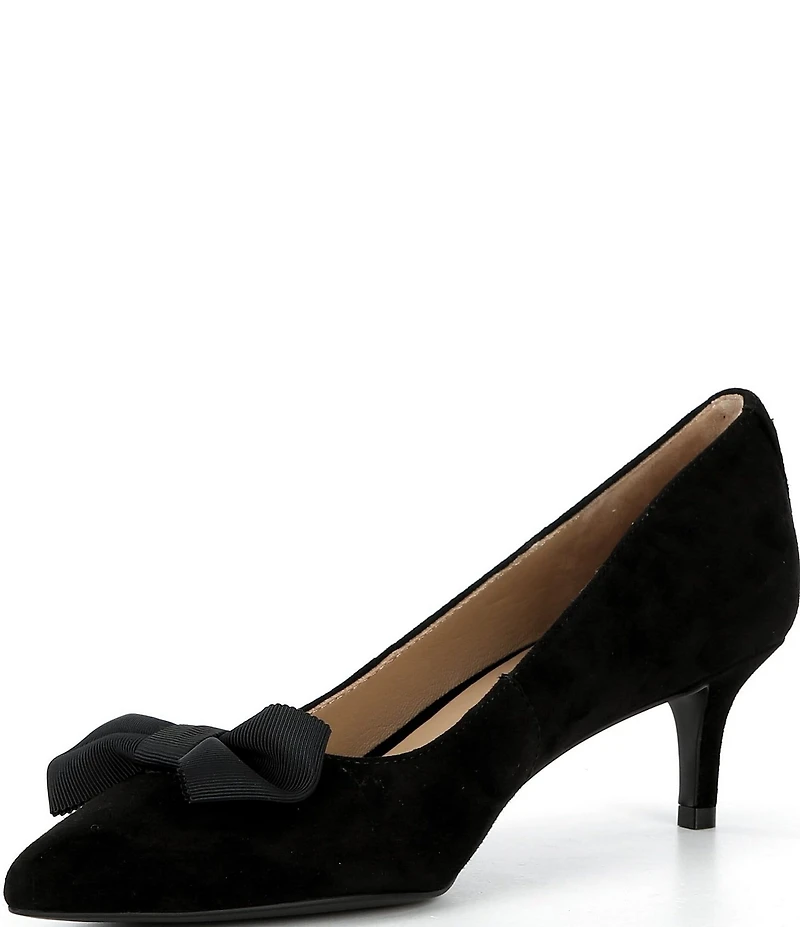 Lauren Ralph Lauren Adrienne Suede Bow Pumps