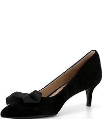 Lauren Ralph Lauren Adrienne Suede Bow Pumps