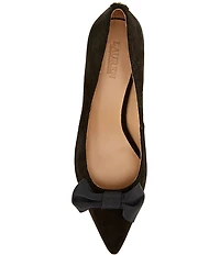 Lauren Ralph Lauren Adrienne Suede Bow Pumps