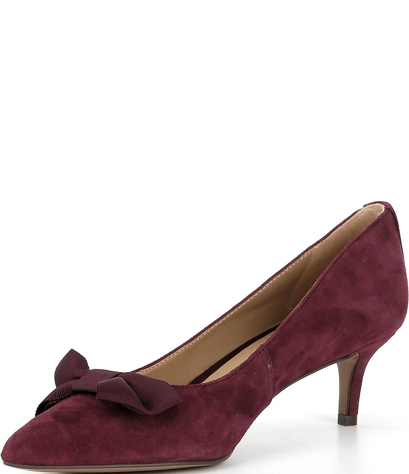 Lauren Ralph Lauren Adrienne Suede Bow Pumps