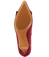 Lauren Ralph Lauren Adrienne Suede Bow Pumps