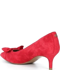 Lauren Ralph Lauren Adrienne Suede Bow Pumps