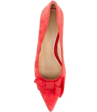 Lauren Ralph Lauren Adrienne Suede Bow Pumps