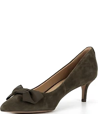 Lauren Ralph Lauren Adrienne Suede Bow Pumps