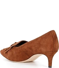 Lauren Ralph Lauren Adrienne Suede Kiltie Tassel Pumps