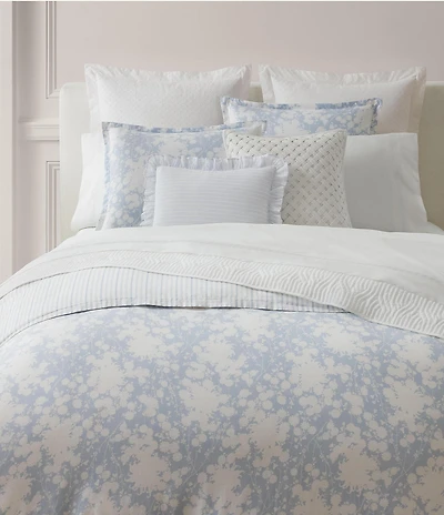 Lauren Ralph Lauren Alice Collection Floral Cotton Sateen Reversible Duvet Cover Mini Set