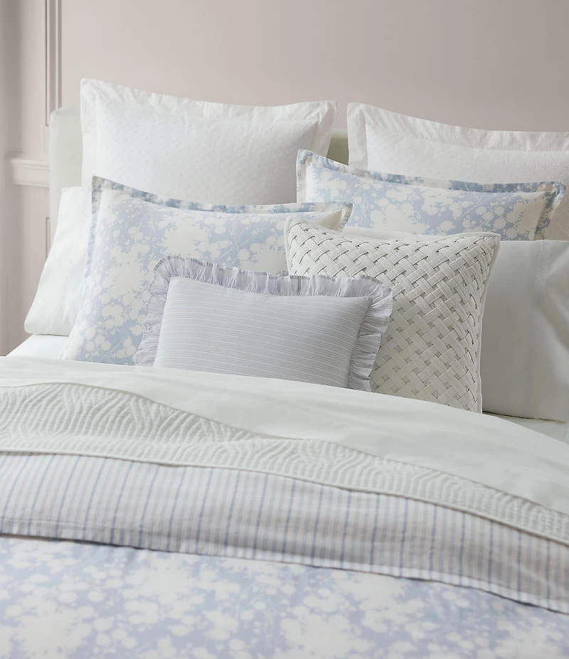 Lauren Ralph Lauren Alice Collection Floral Cotton Sateen Reversible Duvet Cover Mini Set