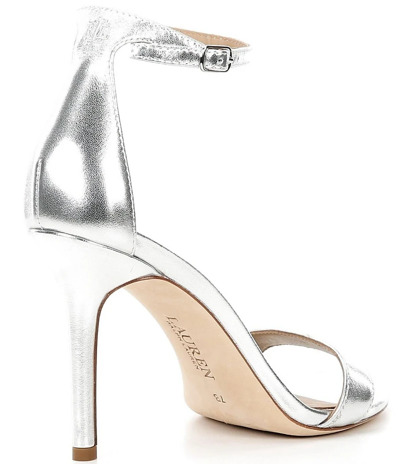 Lauren Ralph Lauren Allie Metallic Leather Dress Sandals