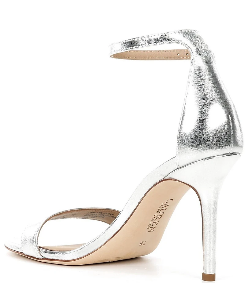 Lauren Ralph Lauren Allie Metallic Leather Dress Sandals
