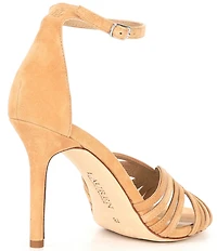 Lauren Ralph Lauren Allie Leather Suede Dress Sandals