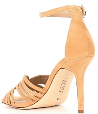 Lauren Ralph Lauren Allie Leather Suede Dress Sandals